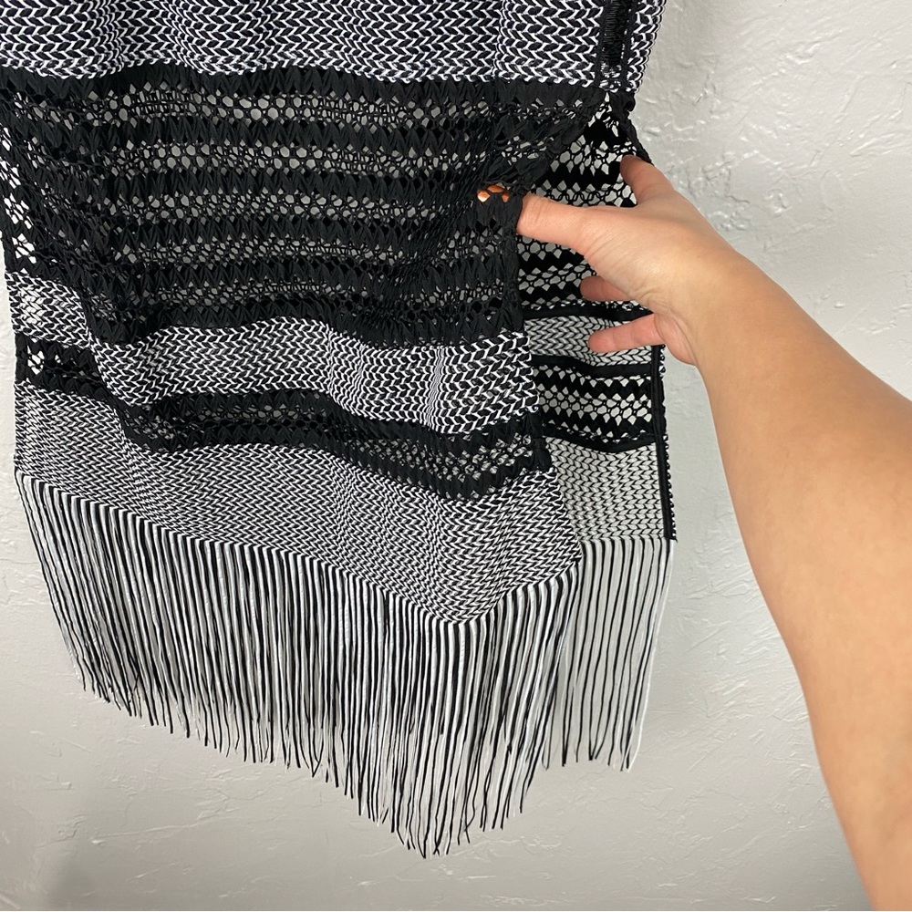 Jonathan Simkhai Resort Drawstring Fringe Knit Ma… - image 4